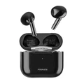 Promate FREEPODS-2.BLK FreePods 2 True Wireless Earbuds - Black Intellitouch - 350mAh Charging Case - Microphones - Noise Isolation - Smart Auto-Pairing - Ergonomic Design - Up to 5 Hours Battery Life