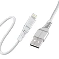 Promate POWERLINEAI120WH PROMATE 1.2m MFI Certified USB-A to Lightning Data & ChargeCable.DataTransfer Rate 480Mbps. Total Current 2.4A. Durable Soft Silicon Cable. Tangle Resistant 25000 Bend Lifespan. White