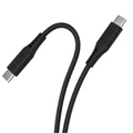 Promate POWERLINK-CC120B PROMATE 1.2m USB-CDataandChargingCable.DataTransferRate480Mbs.60WPowerDelivery. Durable Soft Silicon Cable. Tangle Resistant.25000+ Bend Tested. Black