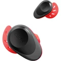 CLEER Goal True Wireless Sports Earbuds - Black IPX4 Sweatproof & Water Resistant - Lightweight Passive Design - Up to 6 Hours Battery Life / 20 Hours Total with Charging Case