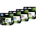 HP 915XL Black+ Tri-Colours Ink Cartridge Value Pack Yield 825 pages for HP OfficeJet 8010, OfficeJet Pro 8012, 8020,8022,8028 Printer