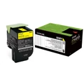 Lexmark 808HYE High Yield Corporate Toner Cartridge - 3K - Yellow
