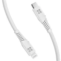 Promate POWERLINECI120WH PROMATE 1.2m MFI CertifiedUSB-CtoLightningData&ChargeCable.DataTransferRate480Mbps. Total Current 2.2A. Durable Soft Silicon Cable. Tangle Resistant 25000 Bend Lifespan.White