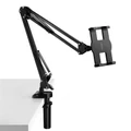 UGREEN 50394 Tablet / Phone Stand - Black, Folding Long Arm, Support with 4-12.9 Smart Phone / iPad / Nintedo Switch / Kindle