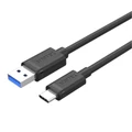 Unitek C14103BK-3M 3.0m USB 3.0 USB-A Male To USB-C Cable. Reversible USB-C.SupportsDataTransferSpeed up to 5Gbps. Sync and Charging. Black Colour.