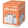 FujiFilm Instax Mini Link 2 Smartphone Printer - Clay White Limited Gift Pack Compact and Lightweight - Various Creative Printing Modes - Print a QR Codes on Your Images