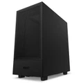 NZXT H5 Black Flow Edition ATX MidTower Gaming Case Tempered Glass, CPU Cooling Support Upto 165mm, GPU Support Upto 365mm, 280mm Radiator Supported, 7X PCI Slots, Front I/O: 1XUSB, 1XType C, HD Audio