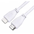 Raspberry Pi Official White HDMI Cable 1m Male to Male HDMI 2.0 with Ethernet and Audio Return Channel Support 3D, 4K, 2160P/60Hz and X.V.colour