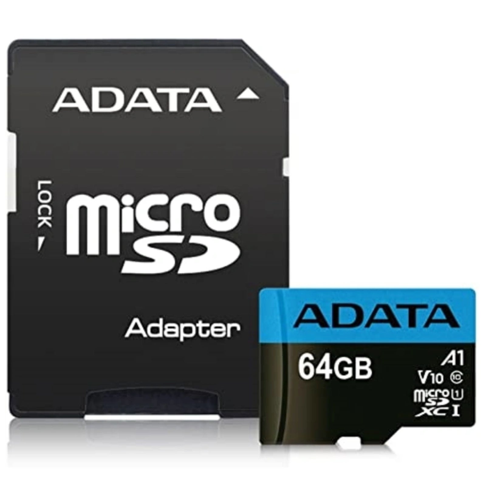 ADATA Premier microSDXC Memory Card - 64GB Includes SD Adapter - Read up to 100MB/s