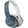 CLEER Enduro 100 Wireless Over-Ear Headphones - Navy Bluetooth 5.0 - Up to 100 Hours Battery Life