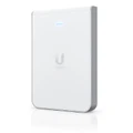 Ubiquiti UniFi U6-IW Dual-Band AX5300 Wall-mounted Wi-Fi 6 Access with a built-in PoE switch.
