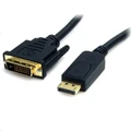 StarTech DP2DVI2MM6 1.8m (6ft) DisplayPort to DVI Cable - 1080p Video - DisplayPort to DVI Adapter Cable - DP to DVI-D Converter Single Link - DP to DVI Monitor Cable - Latching DP Connector