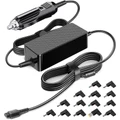 KFD 100W Universal Laptop Car Charger 12-24V 18.5V-20V Compatible with Asus, Acer, Lenovo, HP, Dell, Toshiba, Sony, Samsung 90W 65W Laptops