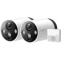 TP-Link Tapo C420S2 4MP/2K+ Smart Wire-Free Security Camera System - 2 Pack,