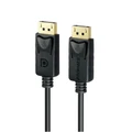 Promate DPLINK-200 2m 1.4 DisplayPort Cable. Supports HD up to 8K 60Hz. Supports 32.4Gbps Data TransferSpeeds. Built-in Secure Clip Lock. Supports Dynamic HDR & 3D Video. Black Colour.