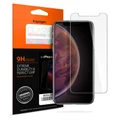 Spigen iPhone 11 Pro / XS / X (5.8) Premium Tempered Glass Screen Protector Super HD Clarity - 9H Screen Hardness - Delicate Touch - Perfect Grip - Case Friendly with Spigen Phone Case