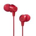 JBL C50HI Wired In-Ear Headphones - Red Microphone - 1-Button Remote - Bass Sound - Lightweight and Comfortable - 3.5mm Jack
