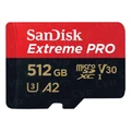 SanDisk Extreme Pro 512GB Mobile microSDXC 200MB/S read, 140MB/s write CLASS 10/UHS-3, Get faster app performance, Great for capturing 4K UHD Videos, Ideal for Action Cams, Drones, and Smartphone
