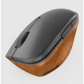 Lenovo Go Wireless Vertical Mouse - Storm Grey Optical - Wireless 2.40 GHz - USB-A - 2400 dpi - Scroll Wheel - 6 Button(s) - 3 Programmable Buttons