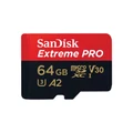 SanDisk Mobile Extreme Pro 64GB microSDXC 200MB/S read, 90MB/s write CLASS 10/UHS-3 - Get faster app performance, Great for capturing 4K UHD Videos, Ideal for Action Cam - Drones, and Smartphone