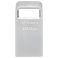 Kingston 128GB DataTraveler Micro USB Flash Drive with Ultra-Small Premium Metal Design, up to 200MB/s read, DTMC3G2/128GB