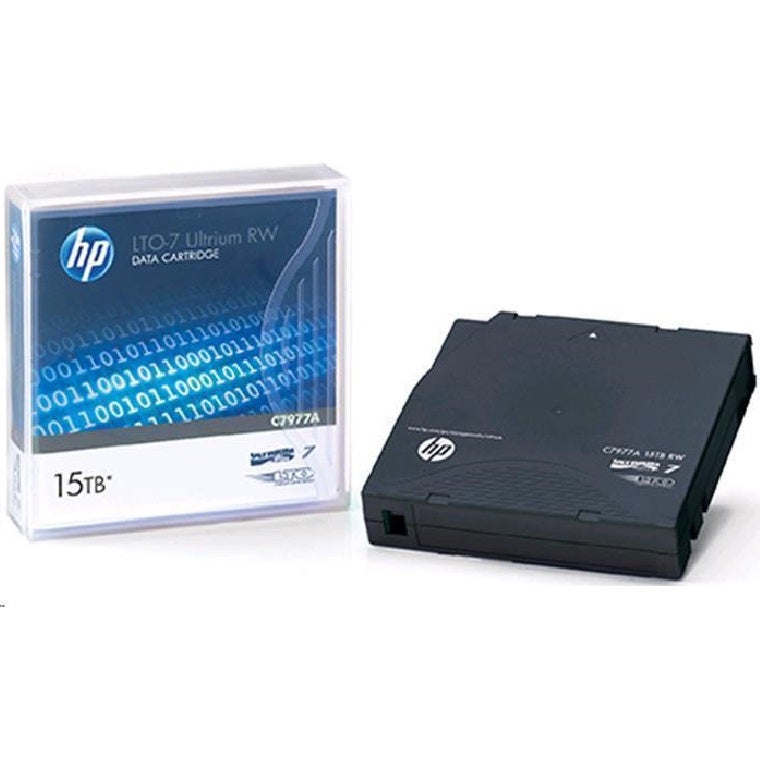HP C7977A original HPE LTO-7 Ultrium 15TB RW Data Cartridge LTO7 2.5:1 Compression Re-Writable Media Forma