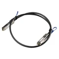 MikroTik XQ+DA0001 100 Gbps QSFP28 direct attach cable, 1m long. Enables easy direct connectivitybetween two 100 Gigabit devices