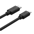 Unitek Y-C473BK 1M USB2.0 Type-C Male to Micro B Male OD:2.8mm Black Nickel Plated Box Packaging