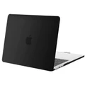 Apple 13.6 MacBook Air 2022-2024 Matte Rubberized Hard Shell Case Cover - Matte Black, For Models: A2681 M2, A3113 M3