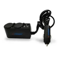 mbeat USBC202 3A / 15W Dual Port USB and Dual Cigarette Lighter Car Charger - Charge: iPhone 3/4s, iPad 2/3 Samsung Galaxy+ Tab +5V Mobile+ Tablet
