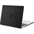 Apple 16 MacBook Pro (2021-2023) Matte Rubberized Hard Case Shell Cover - Matte Black, For Model A2991 A2780 A2485 with M2 Pro / M2 Max / M1 Pro / M1 Max Chip
