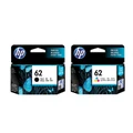HP 62 Black+ Tri-Colour Ink Cartridge Value Pack for HP ENVY 5540,5542,5640, 7640, HP OfficeJet 200, 250, 5740 Printer
