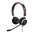 Jabra Evolve 40 3.5mm Wired On-Ear Headset - UC Certified Plug and play / Busy Light / Mic Noise Cancellation