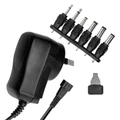 Dynamix SPA060 V3 AU/NZ Universal AC/DC power Adapter with 6x Detachable Interchangeable Connector Plugs -Supports 3.0/4.5/5.0/6.0V 1.0A 7.5V 0.9A 9.0V 0.8A 12.0V 0.6A 3.0W (min.) 7.2W(max.) 1.8m Cable