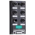 MOXA TN-5305 EN 50155 Switch Unmanaged IP67-rated Ethernet switch, 5 10/100BaseT(X) ports with M12 connectors, -25 to 60°C operating temperature, M12 power cable