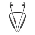 Jabra Evolve 65e Bluetooth In-Ear Headset - Teams Certified Link370a / 4-Mics Noise Cancellation / Busy Light / Up to 30m Distance / Up to 8-Hour Talk-Time / IP54