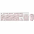 Rapoo RAPOO-X260-PK X260 Wireless Optical Mouse & Keyboard - Pink