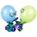 Silverlit YCOO Style B Green & Purple Battle Pack / Twin Pack Robo Kombat - Balloon Puncher, 2 Game modes, A battling Robot with Balloon Heads For Age 5+, Batteries are NOT included.