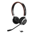 Jabra Evolve 65 SE Bluetooth On-Ear Headset - UC Certified Link390a / Busy Light / Up to 30m Distance / Up to 10-Hour Talk-Time