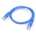 8Ware PL6A-0.5BLU Cat6A 10G 500Mhz UTP Ethernet Cable Snagless - 0.5m (50cm) Blue