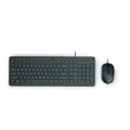 HP 240J7AA 150 Keyboard & Mouse Combo Wired - 12 Shortcut Keys - USB Mouse with 1600 DPI