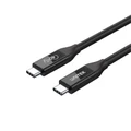 Unitek C14100BK-0.8M 0.8m USB-C to USB-C 4.0 Cable. Supports up to 40Gbps 8K 60Hz & 100W PD. Black Colour.
