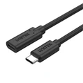 Unitek C14086BK-1M 1m USB-C 3.1 Male to Female Extension Cable. Supports up to 4K 60Hz,100W/20V 5A PowerDelviery and 10Gbps Transfer Rate. Backwards Compatible with USB 3.0/2.0/1.1. Plug and Play