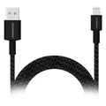 RockRose Liberty 1m USB to Lightning Cable - Apple MFI Certified , - Nylon Braided Cord , 30000+ Bending Test