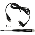 Transcend Embedded Body Camera Accessory Kit, Cable
