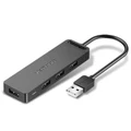 Vention CHMBB 4-Port USB 2.0 Hub With Power Supply 0.15M Black