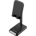 Vention KCQB0 Height Adjustable Desktop Cell Phone Stand Black Aluminum Alloy Type