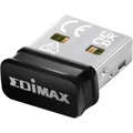 Edimax AC600 Wi-Fi 5 Dual Band Nano USB Adapter. Wireless 802.11b/g/n. Data Transfer Rate upto33Mbps(5GHz) and 200Mbps* (2.4GHz), WPA3-SAE (Personal), WPA2, WPA, WEP, 802.1x Encryption.