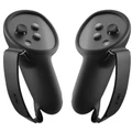 Kiwi Design For META Oculus Quest 3 Knuckle Controller Grips Cover Black Colour