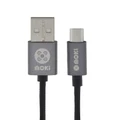 Moki SynCharge ACC-MSTTCCAB Type-C Cable - Braided - 90cm - Black Tip